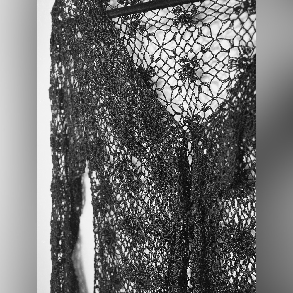 Netted Decorative Cardigan
